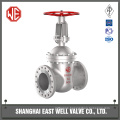 Manual gate valve with iso flange